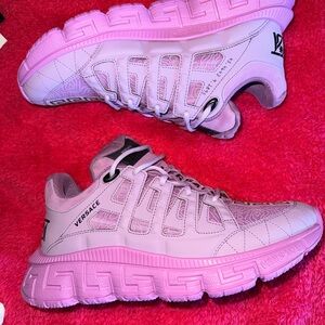 Versace Women's Light Pink Sneakers